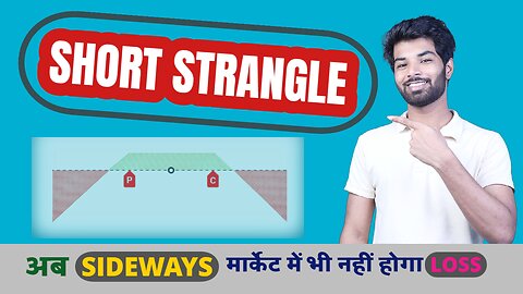 Short Strangle Explained in Hindi | Option Strategy | krunal kokane