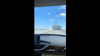 The highest Bridge in Maryland (Bay Bridge)