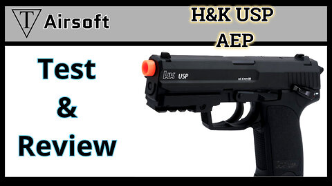 Exclusive H&K Licensed USP Airsoft Electric Powered AEP Pistol by Umarex / Elite Force