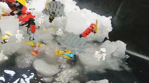 Lego Glacier Collapse #3