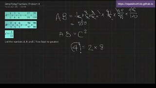 Simplifying Fractions: Problem 4