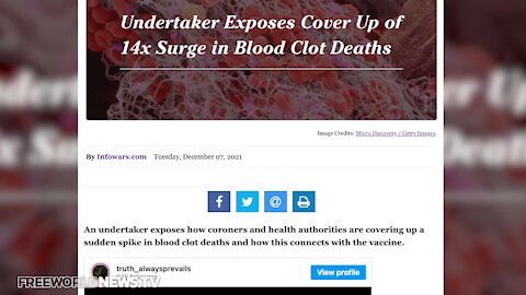 Undertaker Issues Emergency Warning Concerning Vaccine Deaths