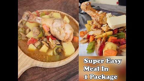 Super Easy Meal In 1 Package 🍲 cocking food videos