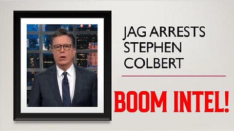 BOOM! JAG Arrests Stephen Colbert!