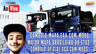COMBOIO COM MODS NO MAPA EAA MAIOR MAPA BRASILEIRO DO ETS2 1.42 BETA
