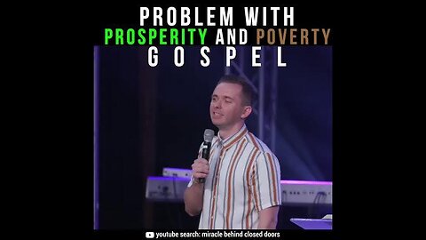 Problems with POVERY / PROSPERITY Gospel - Pastor Vlad