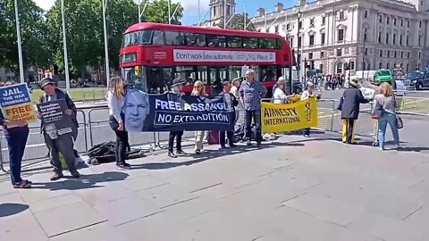 Julian Assange protest | London