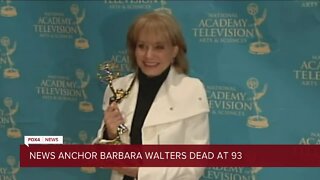 Barbara Walters, legendary newswoman and TV personality, has died at 93