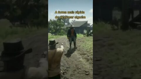 Como desarmar no red dead redemption