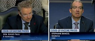 Sen. Rand Paul asks Moderna CEO if he Vaccinated his children