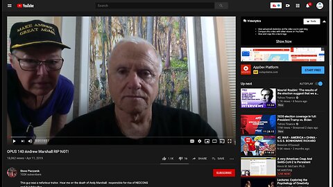 2020 (March 24) - Steve Pieczenik appearance on Alex Jones (1 hr)