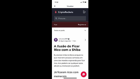 Ilusão de ficar rico com memecoin. CriptoRockets.com