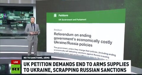 UK petition demands scrapping Russian sanctions, end of arms supplies to Ukraine