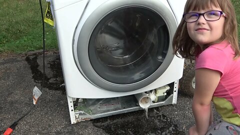 Found a Whirlpool Washing Machine on the Curb...with MONEY in it!