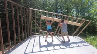 Off Grid Cabin Build- Framing the Cabin