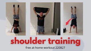 Shoulder Training! Free At Home Workout (Sandbag or Dumbells)