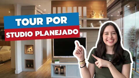 TOUR pelo APARTAMENTO STUDIO PLANEJADO - Dicas e Inspirações para ambientes pequenos 💙