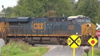 CSX L322 Local Mixed Freight Train Part 1 The Switching from Sterling, Ohio September 10, 2022