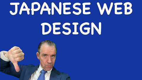 The problem with Japanese web design