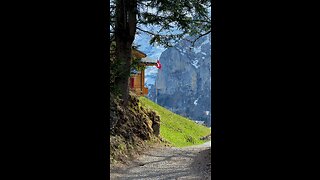 The anazing mountain world in Switzerland