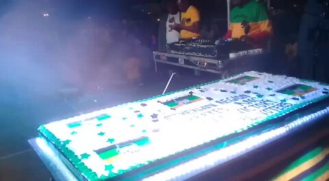 SOUTH AFRICA- Durban - ANC celebrates election victory (Video) (FfN)