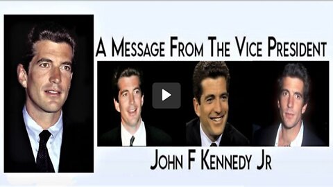 Messages From Our Real 19th Vice President John F Kennedy Jr!