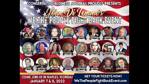 Sneak Peek into our We The People Fight Back Events... Be Here to Kick Off January 2022!!