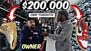 MOST EXPENSIVE SNEAKER STORE IN TORONTO!