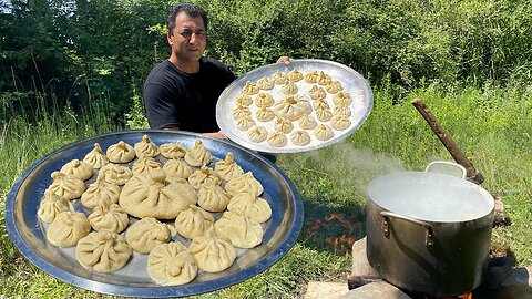 KHINKALI GEORGIAN RECIPE BY COOKING | STREET FOOD | CAUCASIAN RECIPES | PERFECT KHINGALI