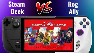 Yuzu Switch Emulator Test In 36 Games | Steam Deck Vs ROG Ally | Yuzu EA 3754