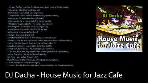 DJ Dacha - House Music for Jazz Cafe - DL157