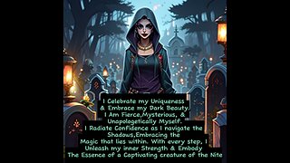 Dark Beauty #affirmations #fierce #strength #halloween