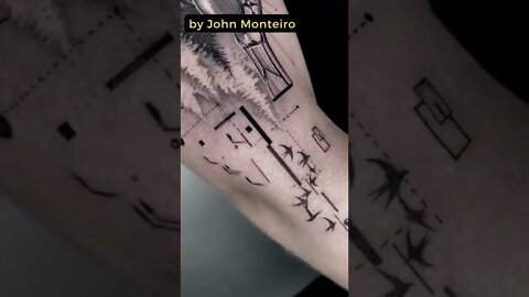 Stunning work by John Monteiro #shorts #tattoos #inked #youtubeshorts