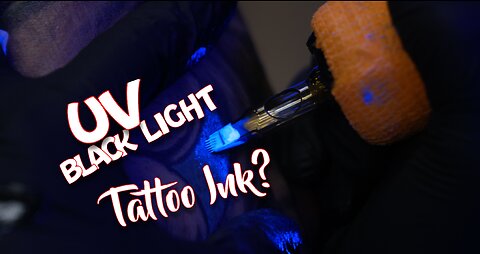 UV Blacklight Tattoo Ink - First EVER Test w/ Artist @InkedByKensey . Does it work, does it glow?