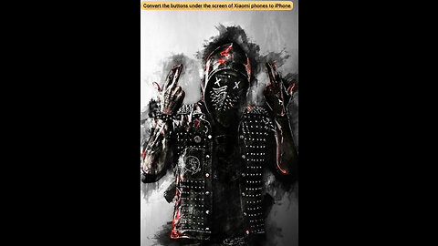 Convert the buttons under the screen of Xiaomi phones to iPhone