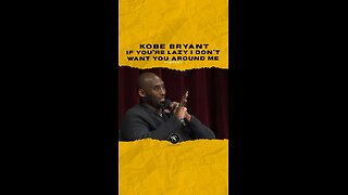 @kobebryant If you’re lazy I don’t want you around me