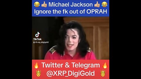 Michael Jackson IGNORED Oprah Winfrey