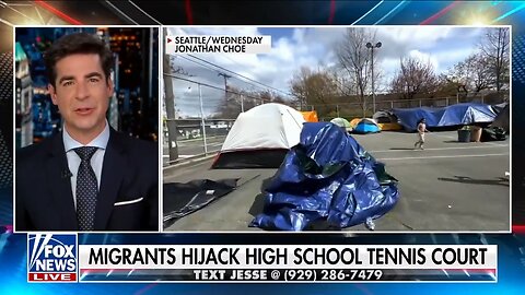 Jesse Watters | Illegal Invaders Occupy a Tent City that was High School Tennis Courts