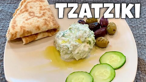 Tzatziki - Greek Cucumber Yogurt Sauce - Easy, Delicious and Low Carb