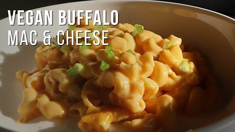 satisfy your cravings with vegan buffalo mac & cheese