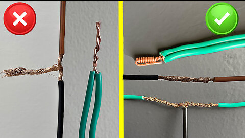 How to Twist Electric Wires Together | Electrical Wire Joint Properly