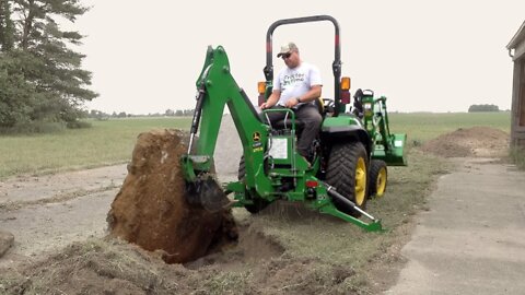 WHAT CAN A COMPACT TRACTOR DO? Dig Out NASTY Concrete, Replace with Smooth SLAG!