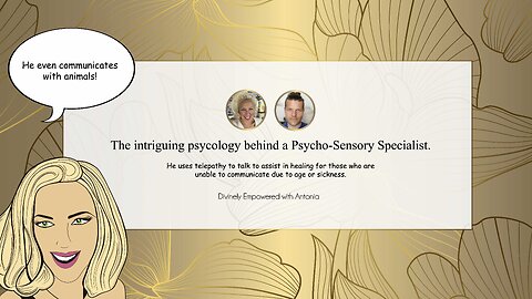 The intriguing psycology behind a Psycho-Sensory Specialist.