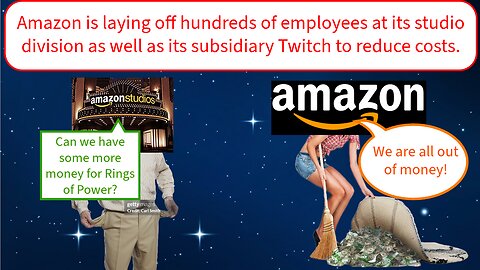 Amazon is laying off a whole load of employees at its studio division as well as Twitch.