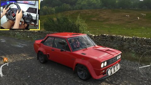 ABARTH FIAT 131 Forza Horizon 4 gameplay Logitech g29