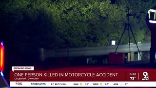 Motorcyclist dies following crash in Colerain Township