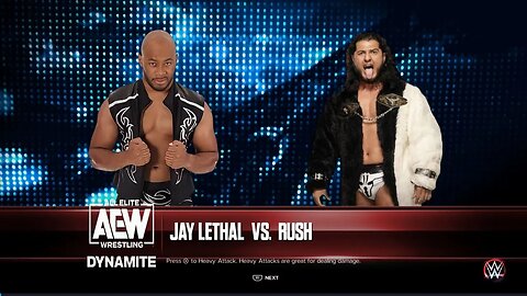 AEW Continental Classic Tournament Gold League Jay Lethal vs RUSH