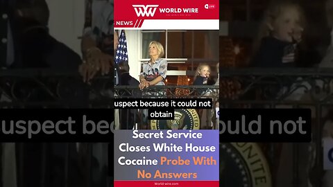 Secret Service Closes White House Cocaine Probe With No Answers-World-Wire #shorts