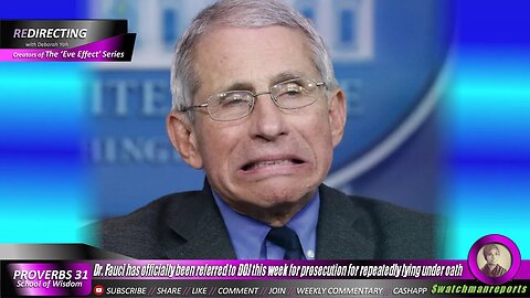 Dr. Fauci has officially been referred for prosecution for repeatedly lying under oath