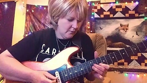 The Thrill Is Gone- B.B. King cover by Cari Dell female lead guitarist